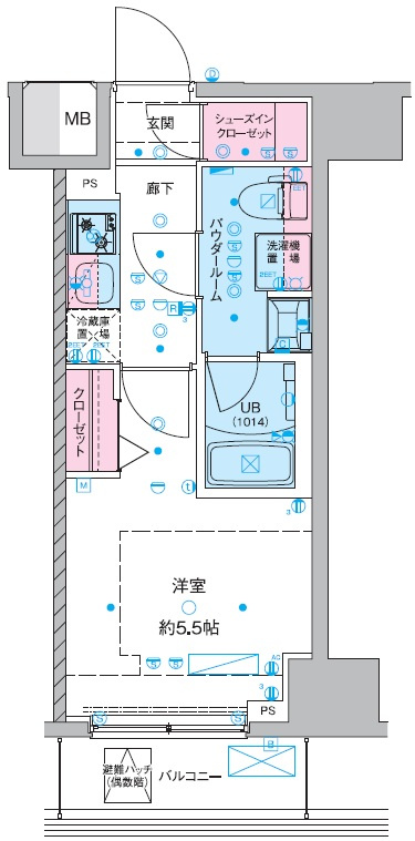 GENOVIA西川口Ⅲの間取り