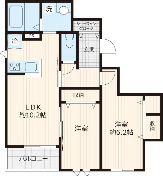 グランシャリオの間取り|間取りです。