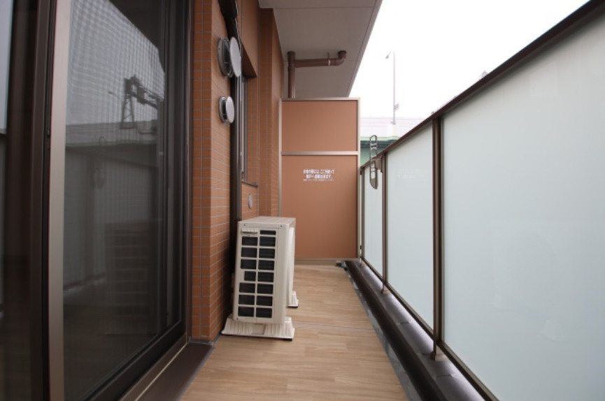 名古屋市昭和区福江１丁目の賃貸マンションのバルコニー