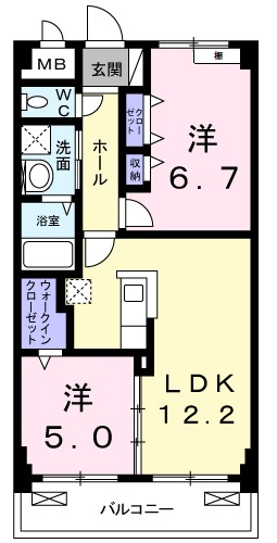 ヒルズ赤羽の間取り