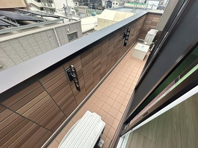 ハピネス　ミノリのバルコニー