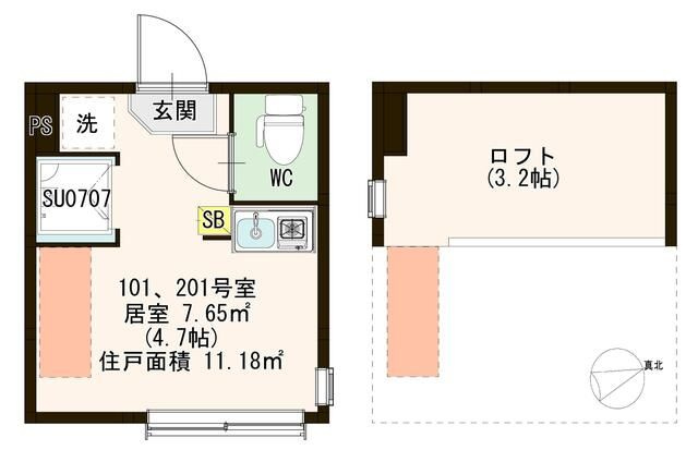 エスカリエの間取り