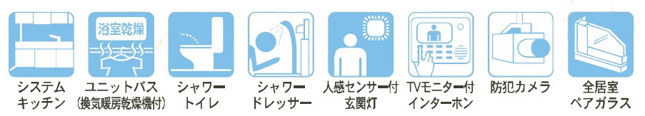 新築戸建・新築建売　太田市新田上江田町第2　綿打小学校・綿打中学校のその他|住宅設備充実◎