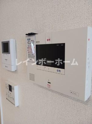 柏市つくしが丘５丁目のアパートのセキュリティ