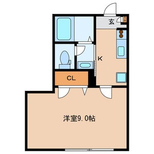 メゾンエスポワールの間取り|間取りです。
