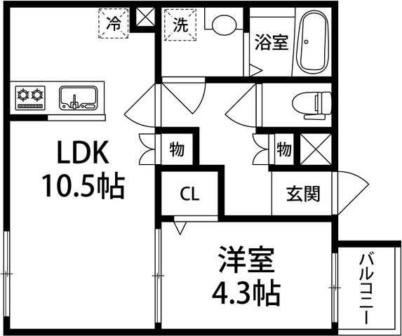 【間取り】 | アレグリア鳳ノース
