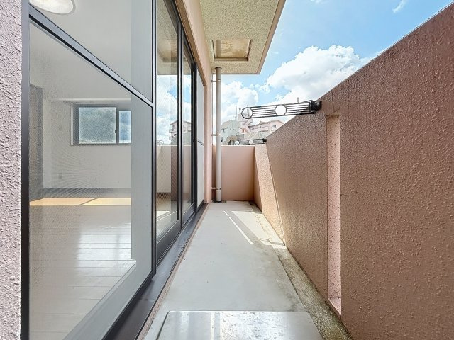 PLESANT Sumiyoshiのバルコニー|広々としたバルコニーです