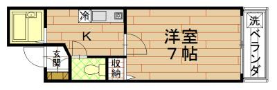シャトーマサⅡの間取り
