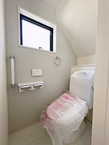 新築戸建・新築建売　福島市大森第10　大森小・信夫中のトイレ|各階にございますので、朝の混雑時や夜中の利用も安心です！