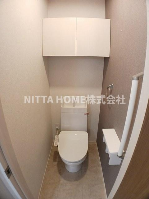 丹波篠山市風深のアパートのトイレ|温水洗浄付きのトイレです◇