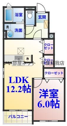 ヴァン・リュミエールの間取り|ひと味違う？不動産屋のイメージを変えたい！『いい部屋ネット千葉蘇我店』へ是非お越しください♪