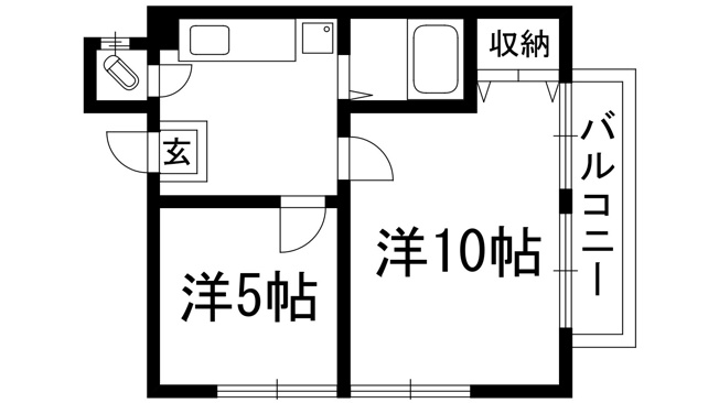 【間取り】 | 平野第１ビル