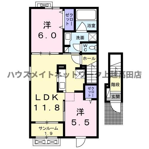 ル・ヴァヌルー　Ⅰの間取り|間取図
