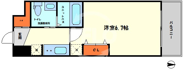 アーデンタワー本町イーストの間取り|アーデンタワー本町イースト　間取り