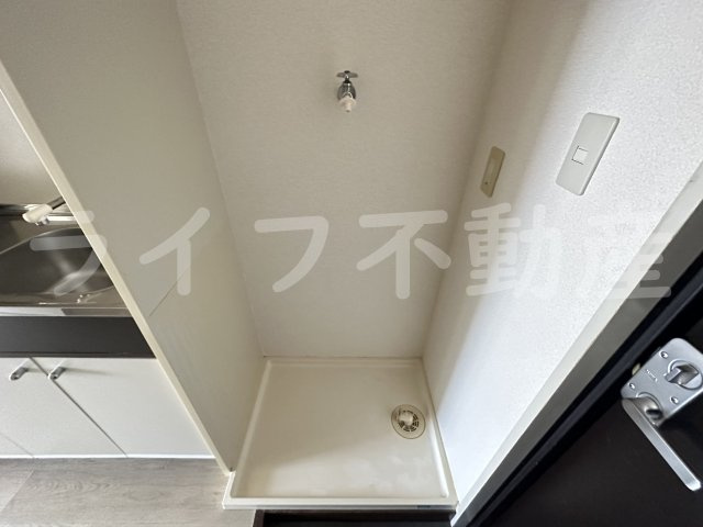 グランデージ新深江の洗面所|忙しい朝には欠かせない洗面所です