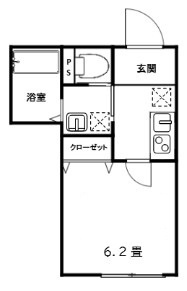 MELDIA蕨Ⅲの間取り