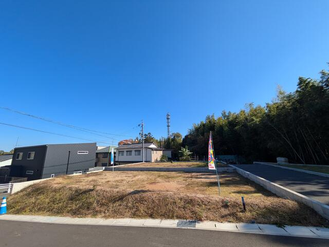 【トーヨーホーム売主/建築条件付売土地】東郷春木下鏡田　J区画の前面道路含む現地写真|Ｊ区画 現地写真・建築条件付き