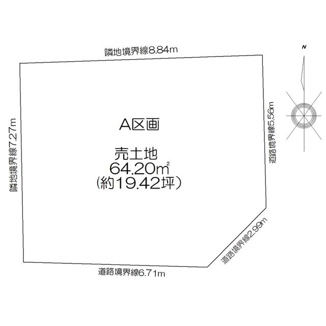 【トーヨーホーム売主/売土地】中区正木二丁目Ａ区画|Ｂ区画図
