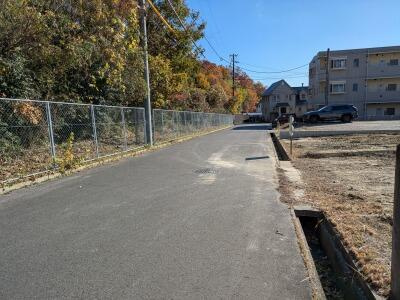 【トーヨーホーム売主/売土地】日進竹の山5丁目A区画の前面道路含む現地写真|現地（2025年12月）撮影