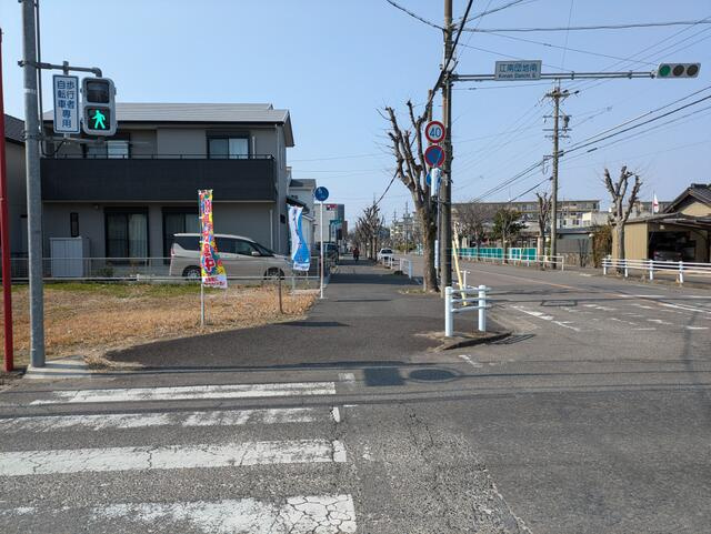 【トーヨーホーム売主/売土地】前飛保町寺町ⅢD区画の前面道路含む現地写真|現地土地写真
現地（2025年3月）撮影