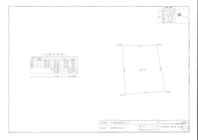 【トーヨーホーム売主/平屋建専用売土地】緑区清水山二丁目G区画の土地図|測量図-2
