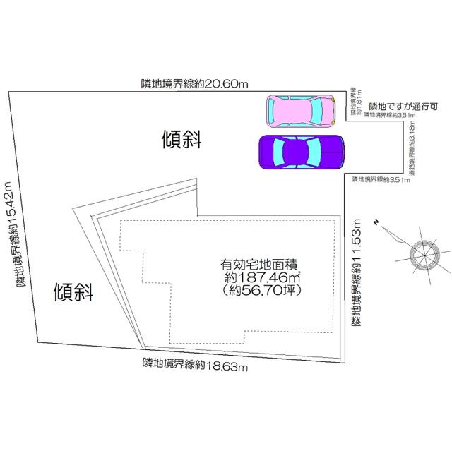 【トーヨーホーム売主/平屋建専用売土地】緑区清水山二丁目G区画の区画図|区画図
