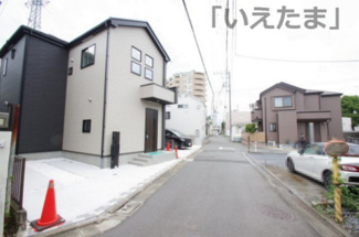 【前面道路含む現地写真】 | 【仲介手数料無料！！】府中市新町2丁目　新築戸建て（全3棟）3号棟　5380万円