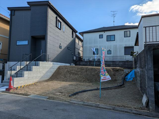【トーヨーホーム売主/売土地】細川町鳥ヶ根　Ｂ区画の前面道路含む現地写真|現地写真・出入り楽々