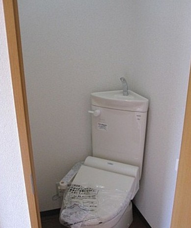 港区三田３丁目の賃貸マンションのトイレ|※別部屋参考写真