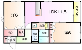 【間取り】 | ヘーベルマンション浜寺