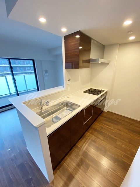 鎌倉市岩瀬１丁目の賃貸マンションのキッチン
