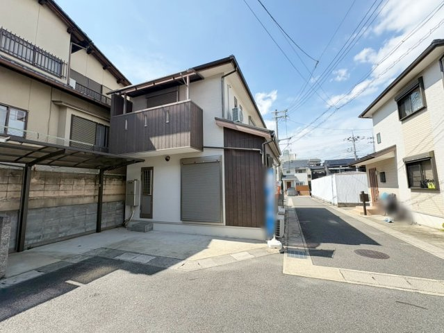 松室扇田町の外観|閑静な住宅地♪
周辺施設も合わせてご案内いたします！（R8.7撮影）