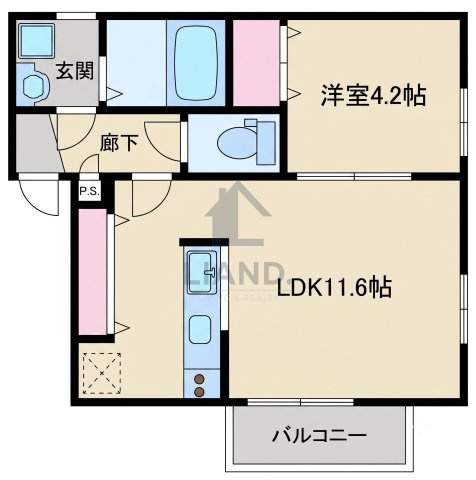 リテラ高宮東　玉川小学校区の間取り|リテラ高宮東
