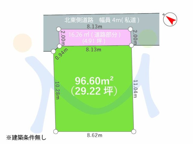新潟市中央区幸西3丁目の区画図