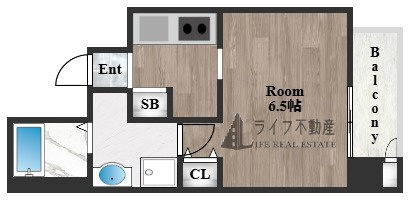 ワールドアイ大阪城EASTアドバンスの間取り