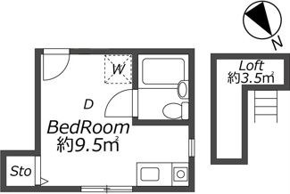 【間取り】 | AP1550 STEP-1 D | 






