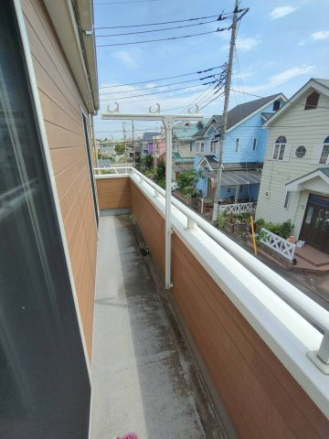 府中市分梅町５丁目の一戸建てのバルコニー