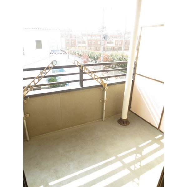 大和市大和南２丁目の賃貸マンションのバルコニー|同施工物件