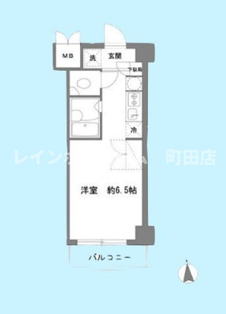ラグゼナ本厚木※初期費用分割後払いサービス利用可能物件の間取り