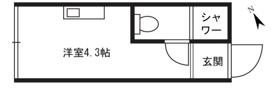 セブンス新宿の間取り