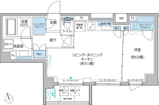 【間取り】 | プラネソシエ大森山王