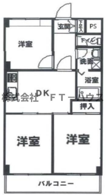 ブルームライフ市川の間取り