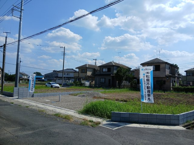 川島町紫竹　新築分譲住宅の外観