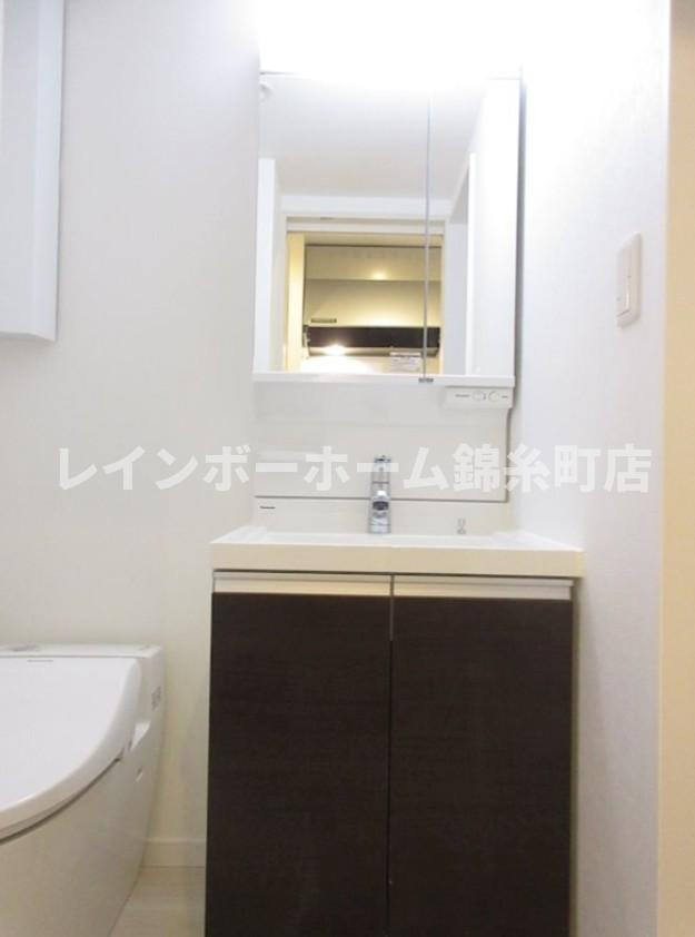 NSGATE江北1の独立洗面台|※建築中のため同施工参考写真となります。