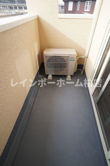 【仲介手数料：50％OFF】対象物件！のバルコニー|落ち着いた時間を過ごせるバルコニーです