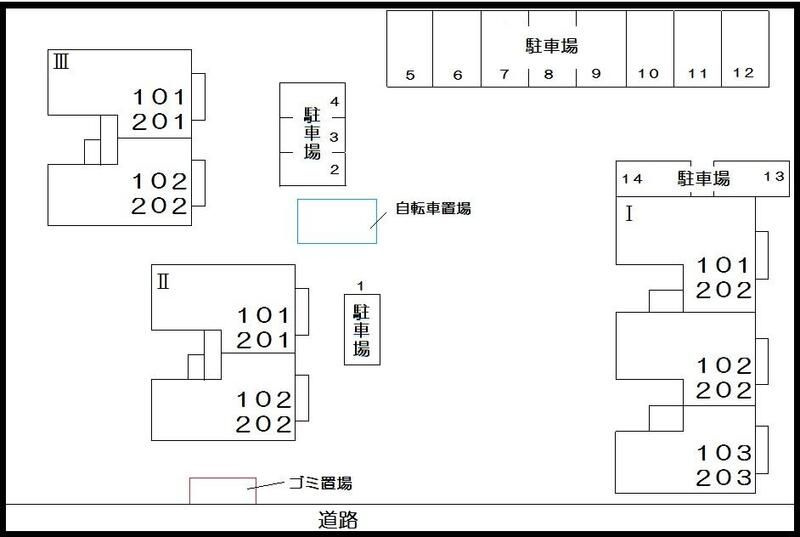 ボナールⅠの区画図
