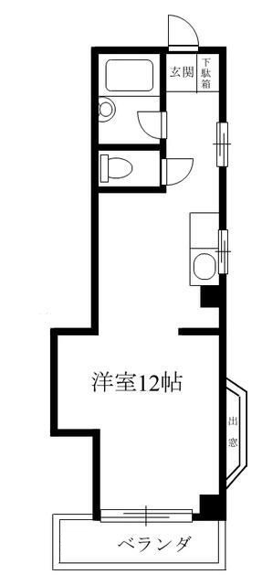 小澤ビルの間取り|間取りです。