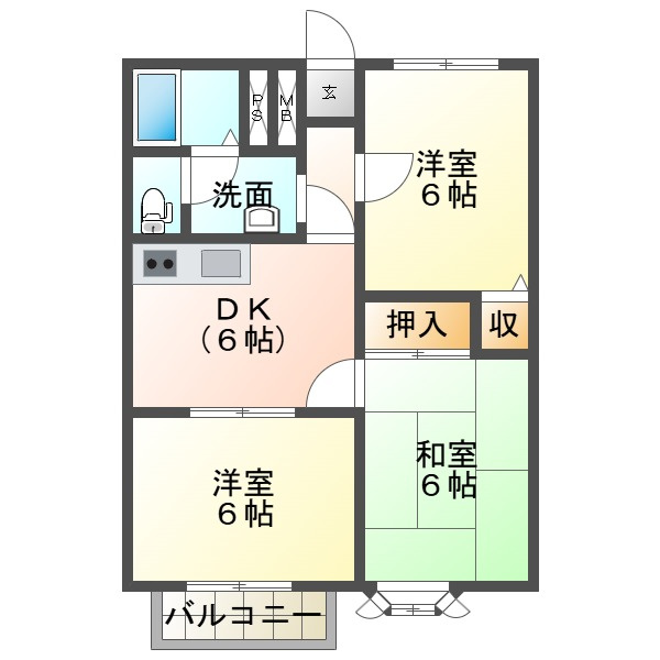 ロイヤルガーデンの間取り