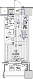 【間取り】 | ザ・ヴァレッシア蒲田シティ | 間取りです。