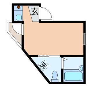 【間取り】 | シャンテ蒲田 | 間取りです。